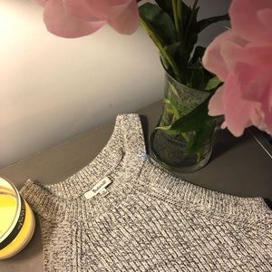 Madewell Sleeveless Heather Gray Sweater Dress